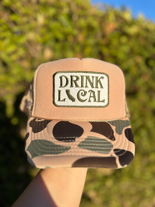 California Drink Local Trucker Hat