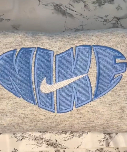 Nike Heart Embroidered Crewneck